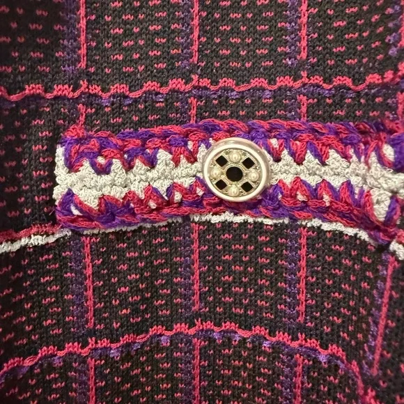 Misook Purple and White Plaid Blazer - Picture 2 of 8